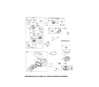 Briggs & Stratton 31C707-0603-G1 carburetor/blower housing diagram