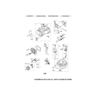 Briggs & Stratton 122T02-1308-B1 cylinder/sump/crankshaft diagram