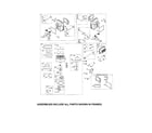 Briggs & Stratton 445677-1188-G1 carburetor/head-cylinder diagram