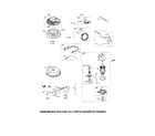 Briggs & Stratton 445677-1188-G1 rewind starter/alternator diagram
