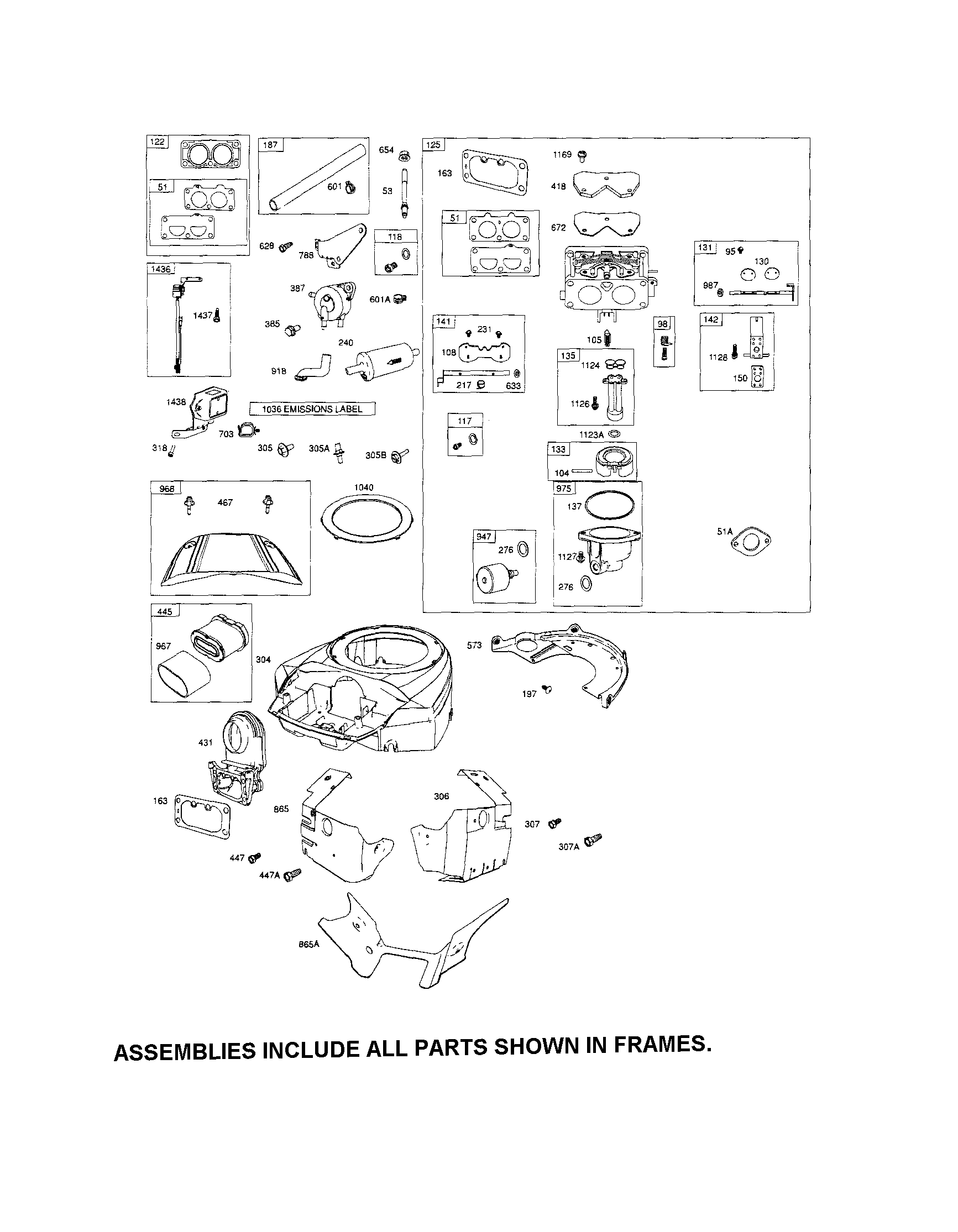 CARBURETOR/BLOWER HOUSING