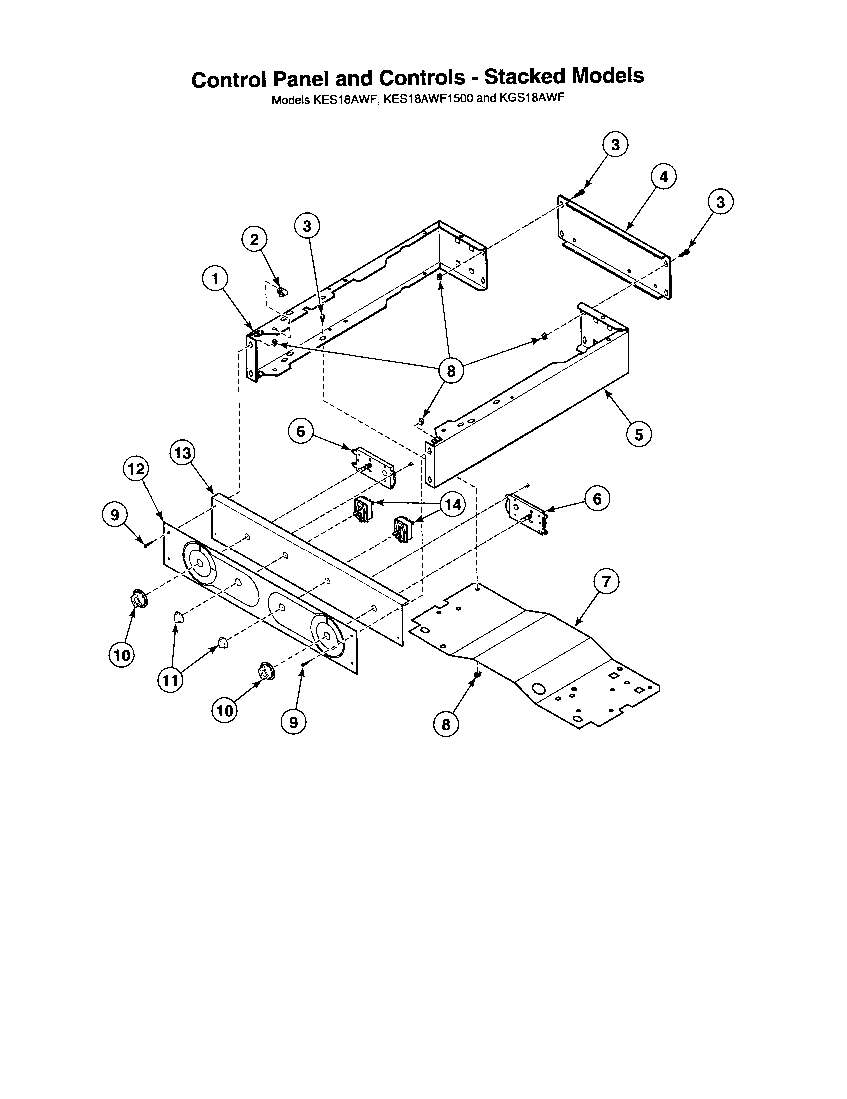 Control panel-stacked models