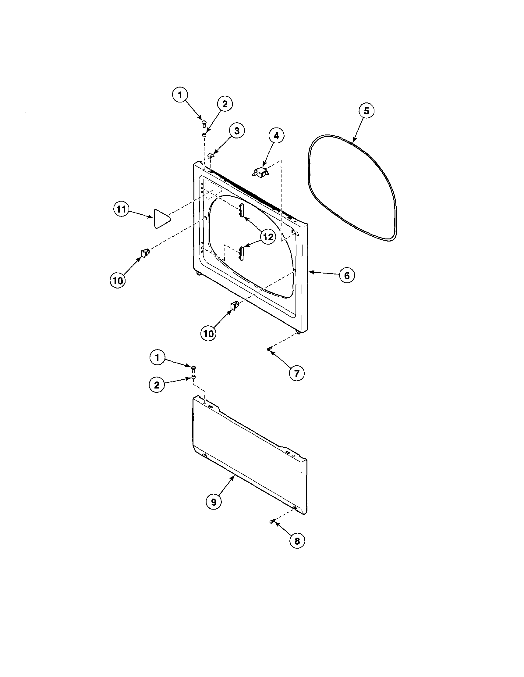 Access panel/front panel/seal