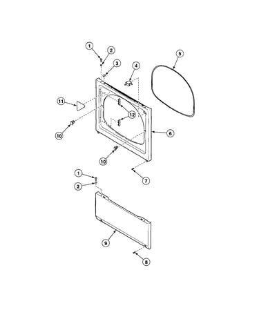 Access panel/front panel/seal