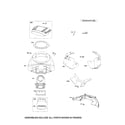 MTD 17AK9TKR099 blower housing/intake elbow diagram