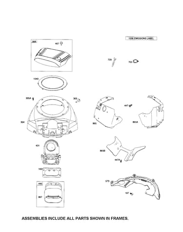Blower housing/intake elbow