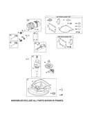 Sump/crankshaft/piston