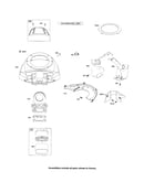 Blower housing/filter-air cleaner