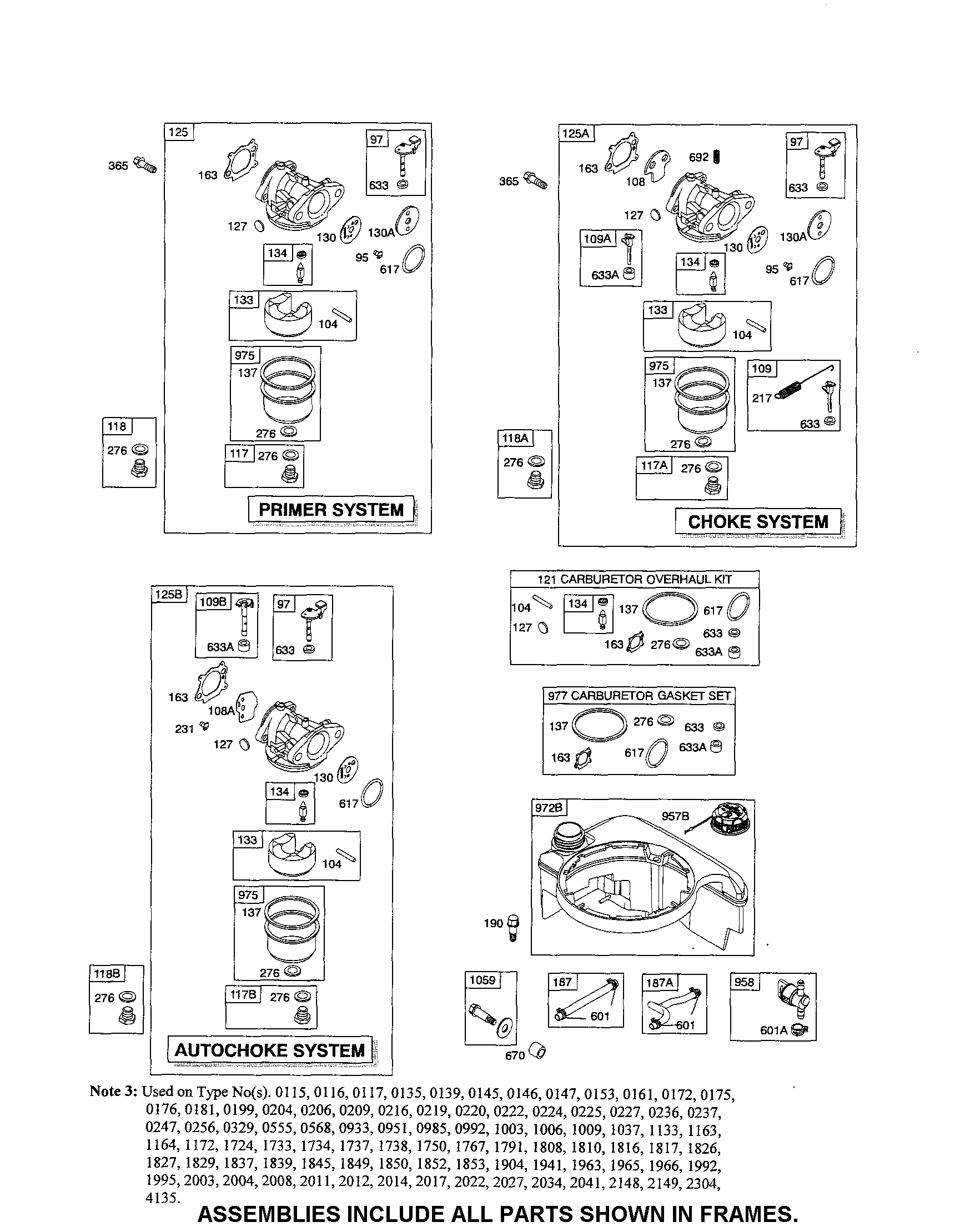 Carburetor/fuel tank