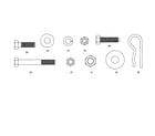 Craftsman 61024610 hardware contents diagram