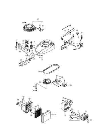 Fuel tank/air cleaner