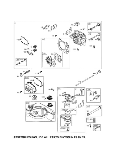 Head-cylinder/carburetor
