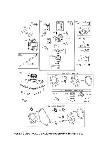 Carburetor/fuel tank