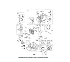Briggs & Stratton 10L502-0112-F1 cylinder/crankshaft/sump diagram