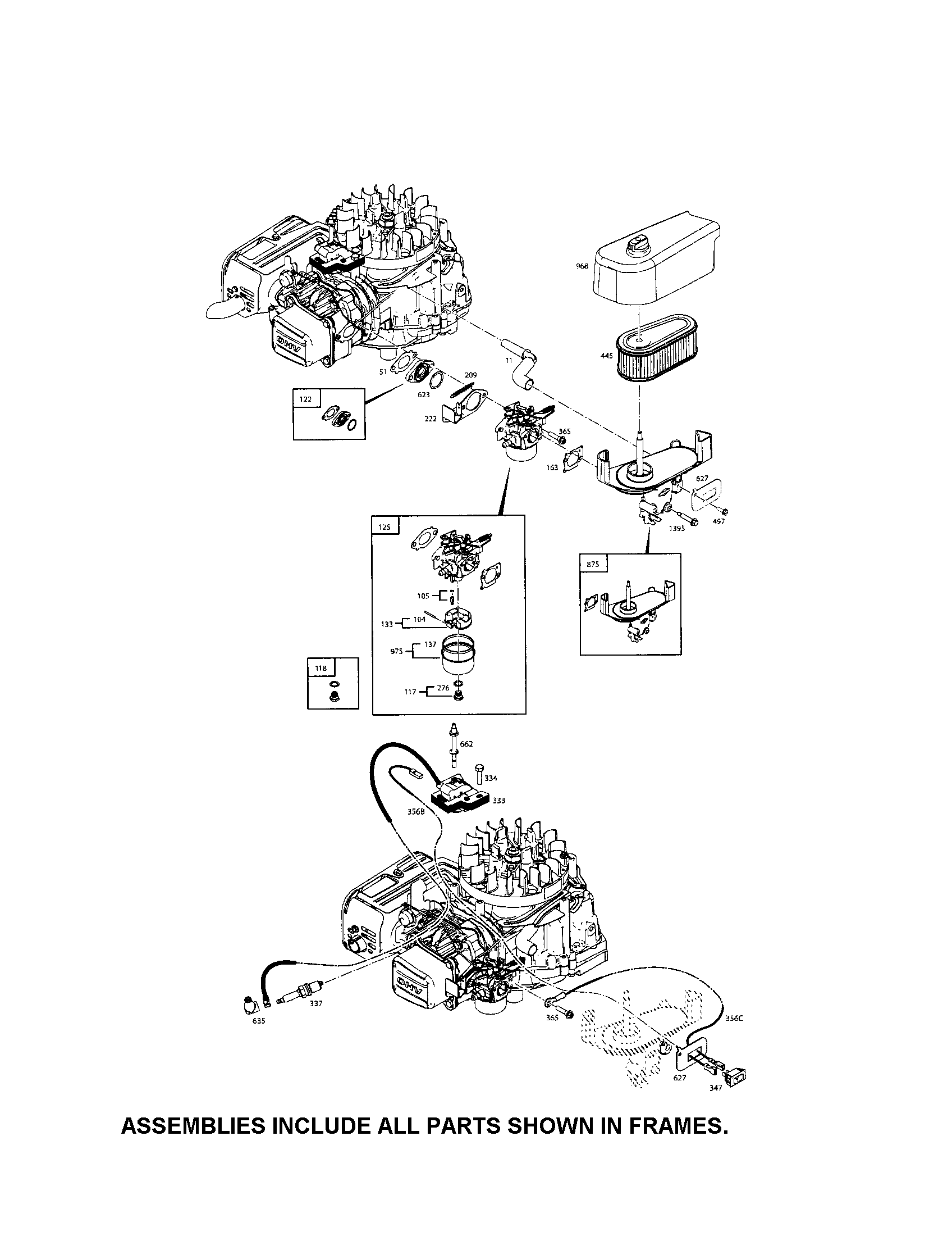Carburetor/air filter