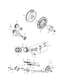 Flywheel/crankshaft
