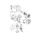Craftsman 580752301 starter/fuel tank diagram