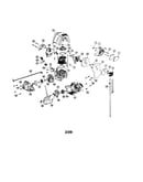Fuel tank/muffler/flywheel