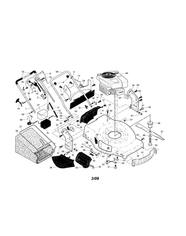 Handle/engine/housing