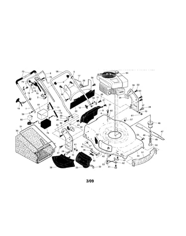 Handle/engine/housing