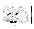 Craftsman 917374352 handle/engine/housing diagram