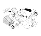 Craftsman 917376592 drive control/gear case/wheels diagram