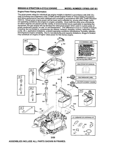 Blower housing/fuel tank