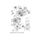 Briggs & Stratton 11P905-1267-B1 carburetor/air filter diagram