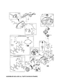 Cylinder/crankshaft/sump