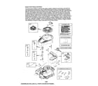 Briggs & Stratton 111P05-1311-F1 blower housing/fuel tank diagram