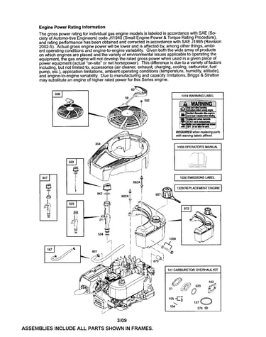 Blower housing/fuel tank