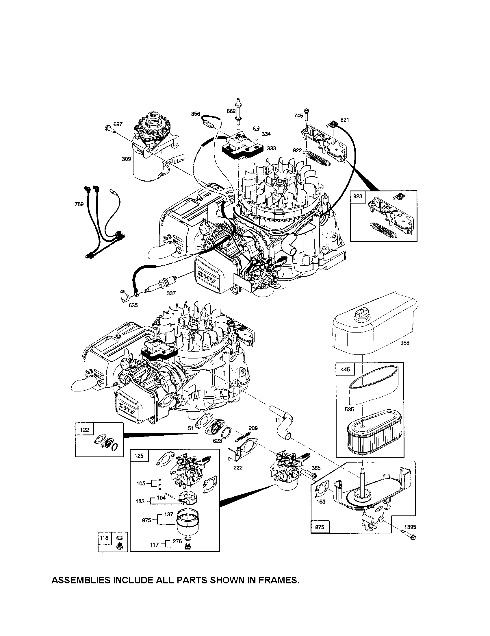 Carburetor/air filter