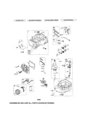 Cylinder/crankshaft/sump