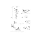 Briggs & Stratton 124L05-1306-F1 carburetor/fuel tank diagram