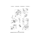 Briggs & Stratton 126L02-1315-F1 cylinder/crankshaft/sump diagram