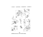 Briggs & Stratton 128L02-1313-F1 cylinder/crankshaft/sump diagram
