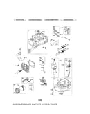 Cylinder/crankshaft/sump