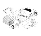 Craftsman 917376401 drive control/gear case/wheels diagram