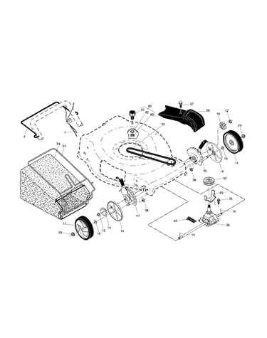 Drive control/gear case/wheels