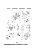 Cylinder/crankshaft/sump