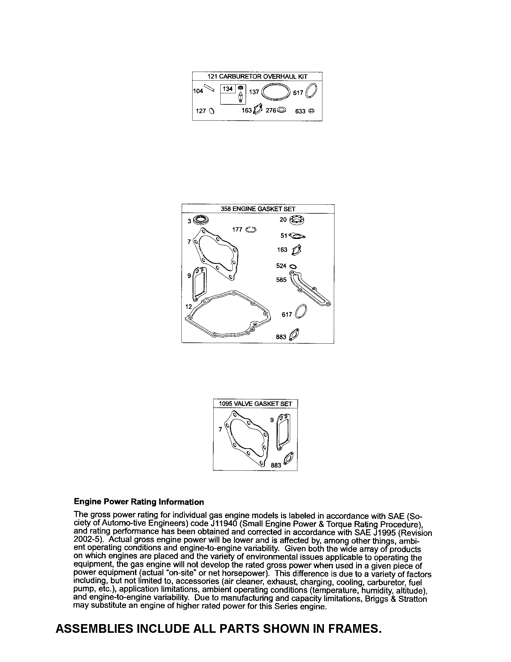 GASKET SETS