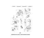 Briggs & Stratton 126T02-1347-B1 cylinder/crankshaft/sump diagram