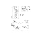 Briggs & Stratton 126T02-1347-B1 carburetor/fuel tank diagram
