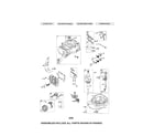 Briggs & Stratton 126T05-1349-B1 cylinder/crankshaft/sump diagram