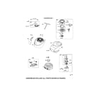 Briggs & Stratton 126T05-1349-B1 rewind & motor starters/flywheel diagram