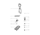 Eureka 2590A handle/diverter manifold diagram