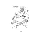 Fisher & Paykel GWL15-96155A top deck & electronics diagram