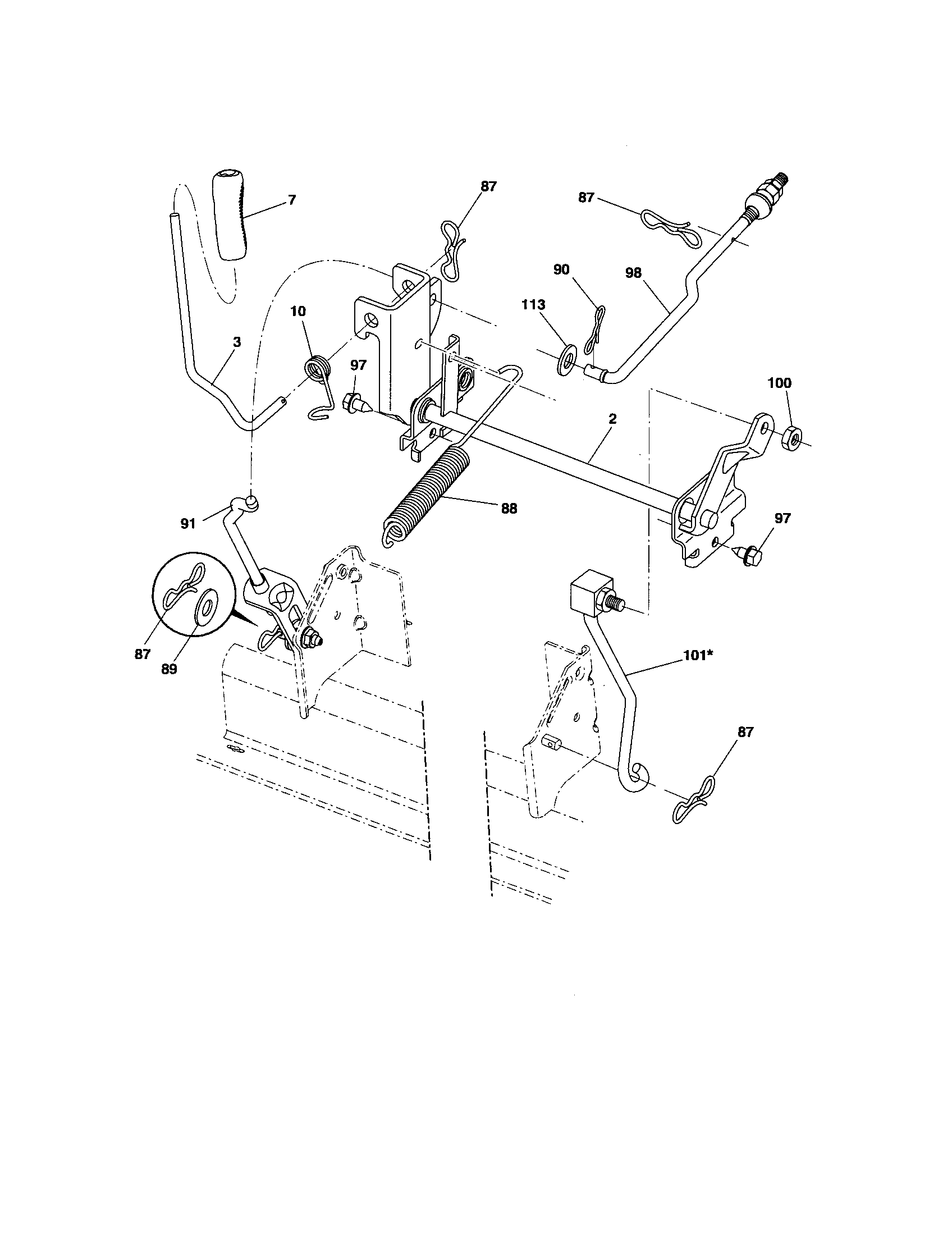 Mower lift
