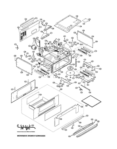 Microwave drawer
