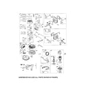Craftsman 917289283 carburetor/motor starter diagram